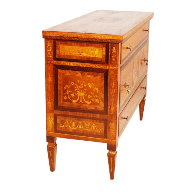Vintage Italian Chest of Drawers from Meroni & Fossati, 1890s For Sale - Image 12 of 12