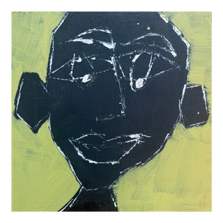 Sarah Trundle, Contemporary Abstract Figurative Painting, "Inner Peace" For Sale