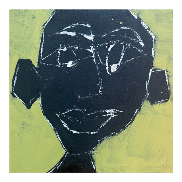 Sarah Trundle, Contemporary Abstract Figurative Painting, "Inner Peace" For Sale
