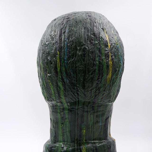 Sculpture with Poured Colors For Sale - Image 5 of 16