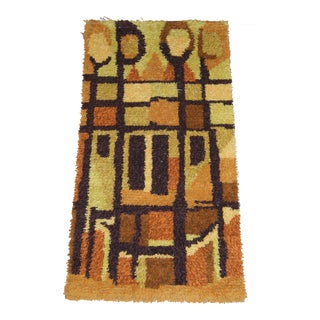 Mid-Century Modern Danish Rug 2’6’x4’8" For Sale
