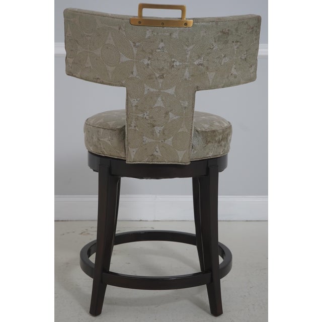 Chaddock Set of 4 Guy Chaddock Modern Design Queensdale Barstool Chairs For Sale - Image 4 of 18
