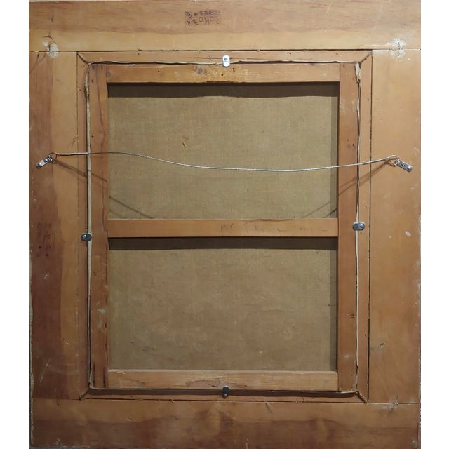 Jean François -Drinking Wine and Singing Outdoor -1930s Oil Painting For Sale - Image 9 of 10