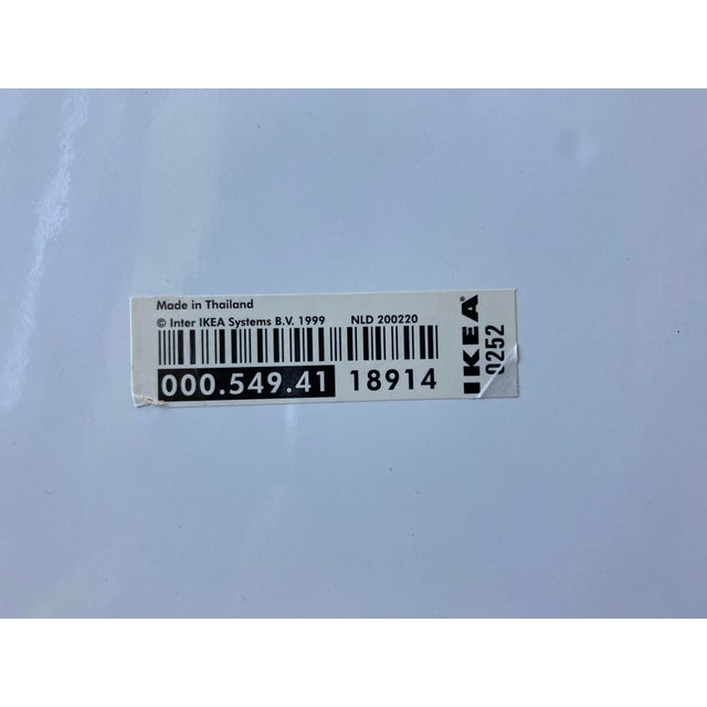 Metal Vintage Ikea Enameled Spring Floral Serving Tray For Sale - Image 7 of 7