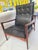 Orenas Teak Leather Lounge Chair Ib Kofod Larsen For Sale In San Antonio - Image 6 of 17
