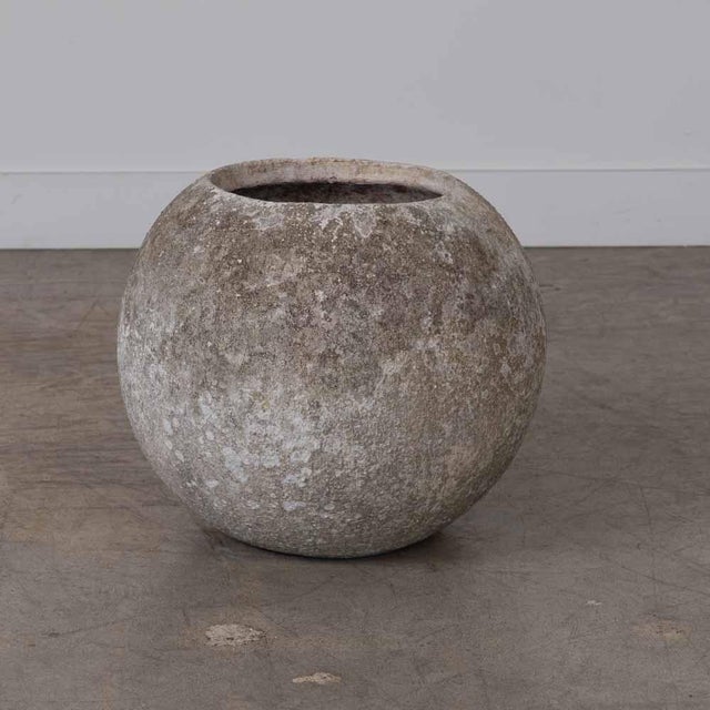 1960s French Concrete Ball Planter, X-Large For Sale In Los Angeles - Image 6 of 11
