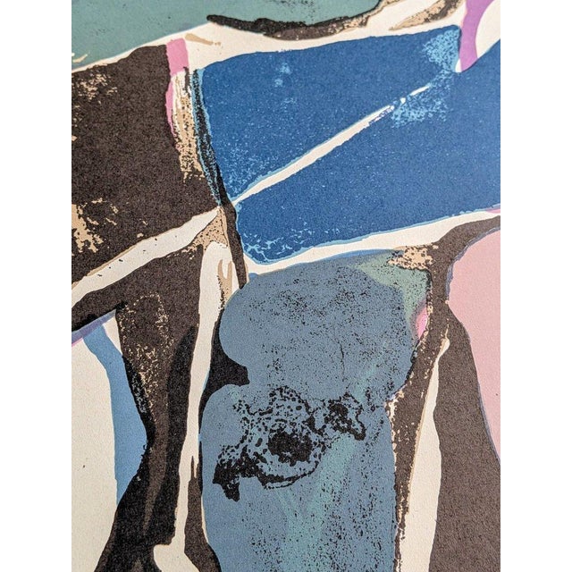 Bram van Velde - Abstract Composition Beautiful original color lithograph in limited edition not signed or numbered, text...