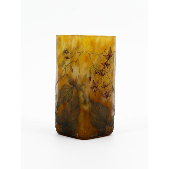 Art Nouveau Orchis Vase in Multi-Layered Glass by Daum, 1890s For Sale - Image 6 of 17