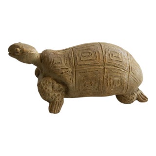 Vintage African Tortoise Sculpture For Sale