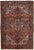 Antique Persian Heriz Handmade Medallion Designed Rust Wool Rug For Sale - Image 10 of 10