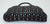 Mid-Century Modern French Black Beaded Handbag With Floral Embroidery, 1950's For Sale - Image 3 of 12