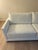 White Crate & Barrel Gather Modern Track Arm Sofa - Monet Frost Chenille For Sale - Image 8 of 10