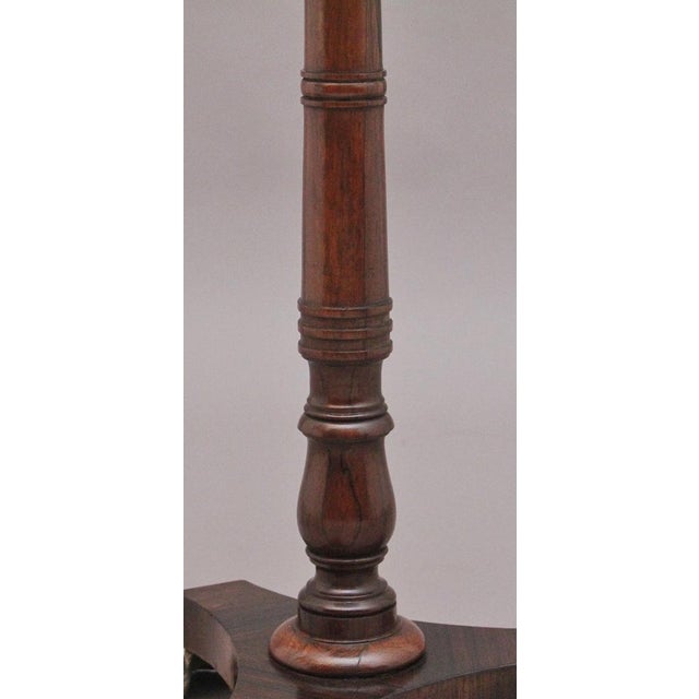 Brown Antique 19th Century Rosewood Telescopic Occasional Table, 1830s For Sale - Image 8 of 11