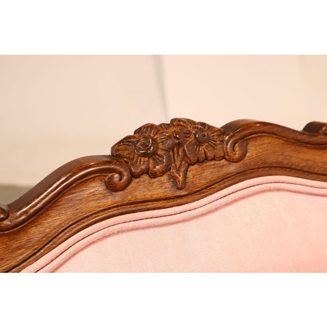 Ethan Allen French Louis XV Style Fauteuil Armchair For Sale - Image 11 of 18