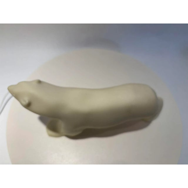 Late 20th Century Art Deco Style Polar Bear Sculpture After François Pompon, MoMA Edition, Circa 1984 For Sale - Image 5 of 9