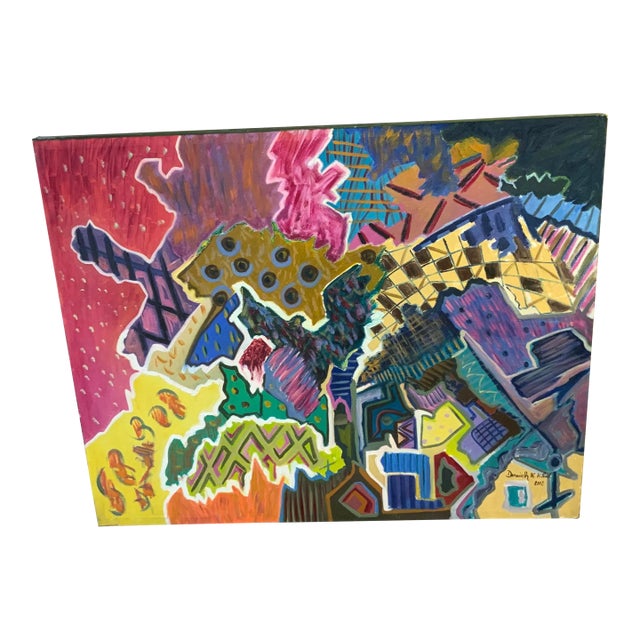 Modern Art Painting by Daruich K. Hilal For Sale