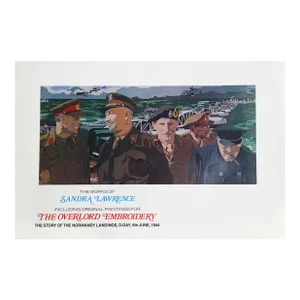 The Overload Embroidery Exhibit, Sandra Lawrence Poster