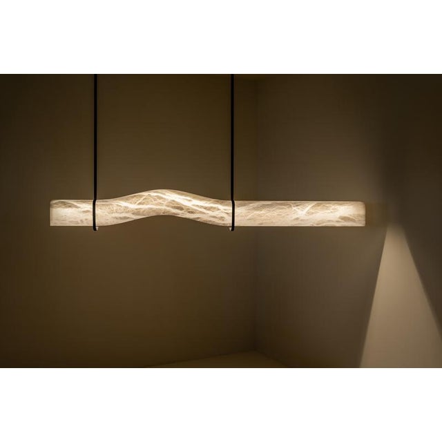 Signature Pendant Lamp by United Alabaster For Sale - Image 6 of 16