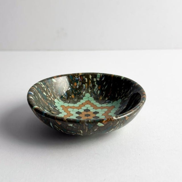 Ceramic Mosaic Bowl by Jean Gerbino for Vallauris, France, 1950s For Sale - Image 9 of 10