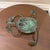 Very intresting folk art made decorative frog sculpture, good look and size. Could be mounted in a wall or placed in a...
