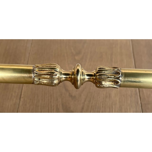 1940s Raymond Subes Neoclassical Style Brass and Marble Coffee Table For Sale - Image 11 of 12