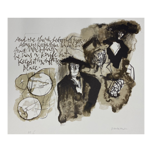 1971 Abraham Rattner Beggar's Opera Lithograph