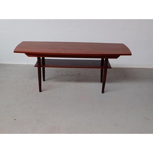 Fully Restored Danish Coffee Table in Teak, 1960s For Sale - Image 3 of 7