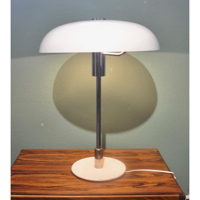 Silver Table Lamp by Jorgen Moller for Royal Copenhagen, 1990s For Sale - Image 8 of 15