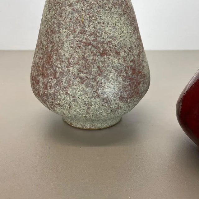 Ceramic Studio Pottery Vases from Hartwig Heyne, Germany, 1970s, Set of 2 For Sale - Image 6 of 18