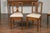 Set of Four Italian 1820s Neoclassical Dining Room Chairs with Carved Splats For Sale - Image 9 of 12
