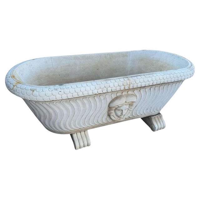 20th Century Italian Marble Bathtub, 1950s For Sale - Image 16 of 16