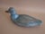 Vintage Ceramic Turquoise Duck Decoy For Sale - Image 4 of 7