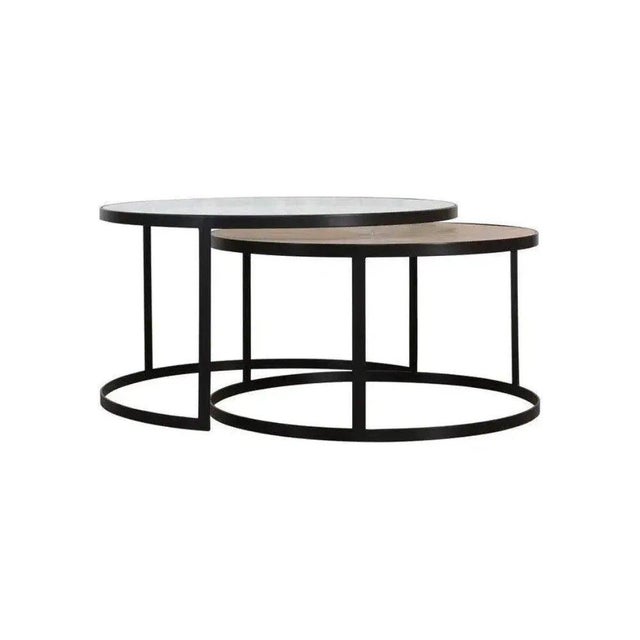 The Pierre Coffee Table Set by Artesia is a striking combination of minimalist design and intricate natural detail,...