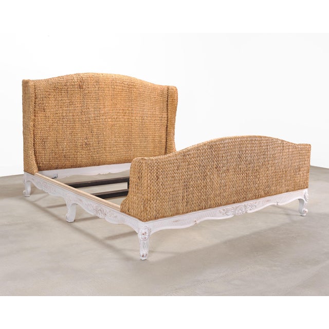 Ralph Lauren Organic Woven Seagrass Antibes Bed King-Sized For Sale - Image 9 of 18