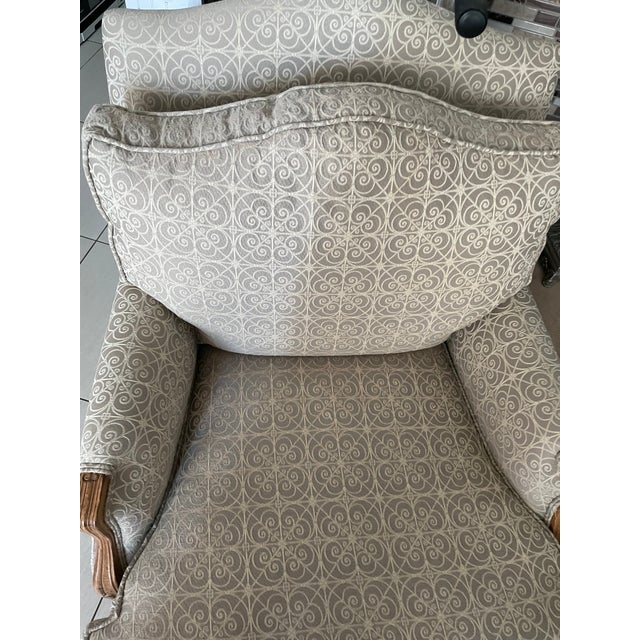 2000 - 2009 Louis XV Oversized Chair For Sale - Image 5 of 9
