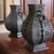 Early 20th Century Pair of Chinese Bronze Archaic Style Urns For Sale - Image 5 of 12