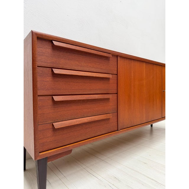 Mid-Century Modern Mid-Century German Teak Sideboard by WK Möbel, 1960s For Sale - Image 3 of 13