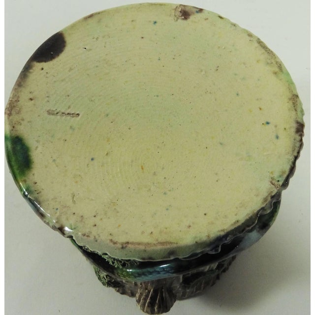 Late 19th Century 1880 Majolica Palissy Snake Vase For Sale - Image 5 of 6
