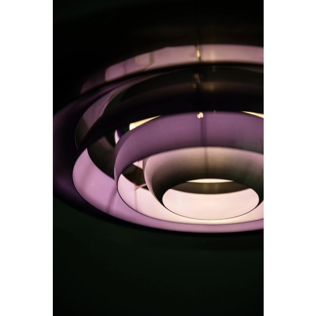Danish Ceiling Lamp by Preben Fabricius & Jørgen Kastholm for Nordisk Solar, 1960s For Sale - Image 6 of 8