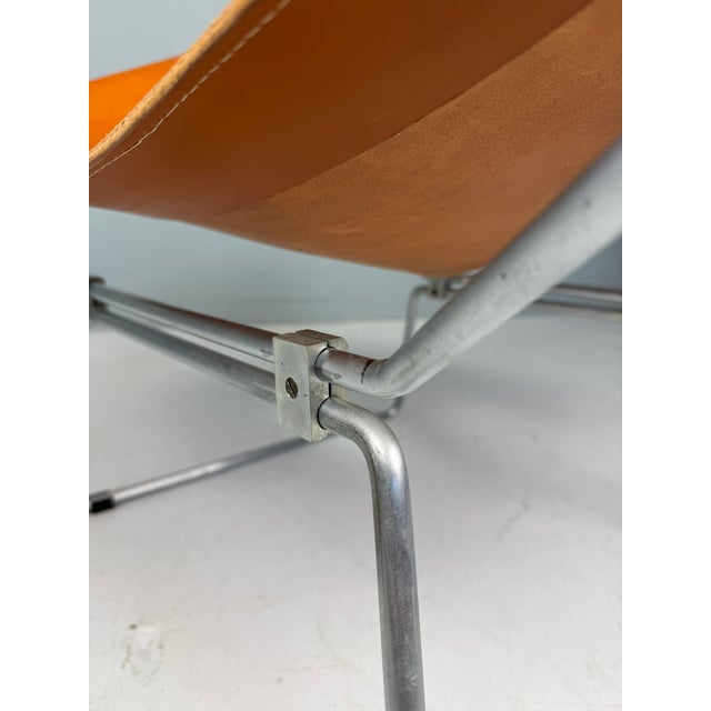 AP-14 Armchair in Cognac Leather by Pierre Paulin for AP Polak, 1955 For Sale - Image 16 of 18