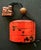 A Japanese three-case inro with stringed carved netsuke and bead ojime from early Edo period circa 17th century. The trio...