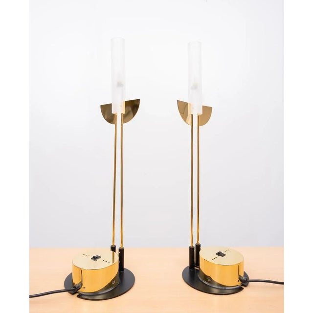 Postmodern Table Lamps Attributed to Giorgetti, Italy, 1980s, Set of 2 For Sale - Image 18 of 18