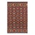 Rug & Kilim’s Moroccan Style Rug in Red With Gold Geometric Patterns For Sale