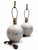 Pair of 1980s Postmodern Blush and Blue Studio Pottery Lamps For Sale In Las Vegas - Image 6 of 6