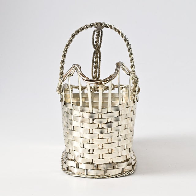 Silver-Plated Wine Basket from Christofle, 1970s For Sale - Image 6 of 13