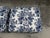 Vintage Baker Ottomans Upholstered in Ralph Lauren Nanking Dragon Fabric, a Pair For Sale - Image 14 of 15