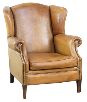 Wing Chair in Sheep Leather