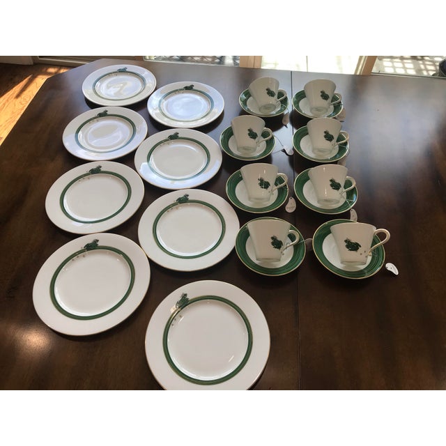 Prouna “My Frog Prince” Fine Bone China Dessert Plates & Coffee Cups–Set of 8 A beautifully whimsical yet elegant set from...