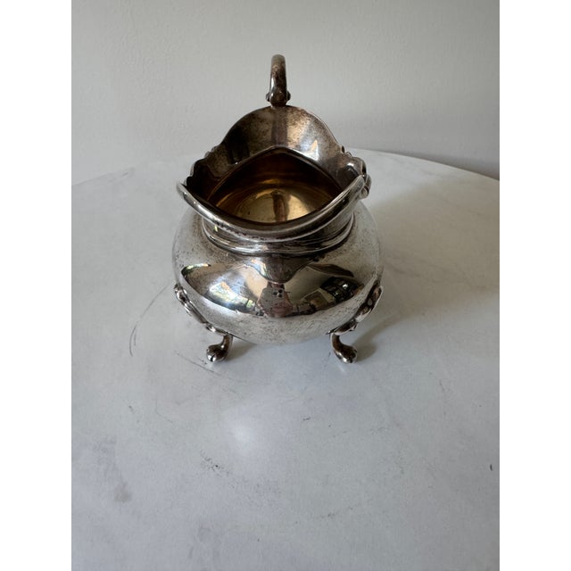 Silver Antique Edwardian Sterling Silver Sauce Boat, Glasgow Hallmarked, C. 1900 For Sale - Image 8 of 11