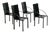 Armchairs by Carlo Bartoli for Matteo Grassi, 1980s, Set of 4 For Sale